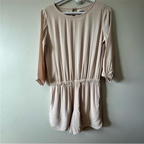Aritzia Babaton Cream Jumpsuit , with pocket - Picture 3 of 14